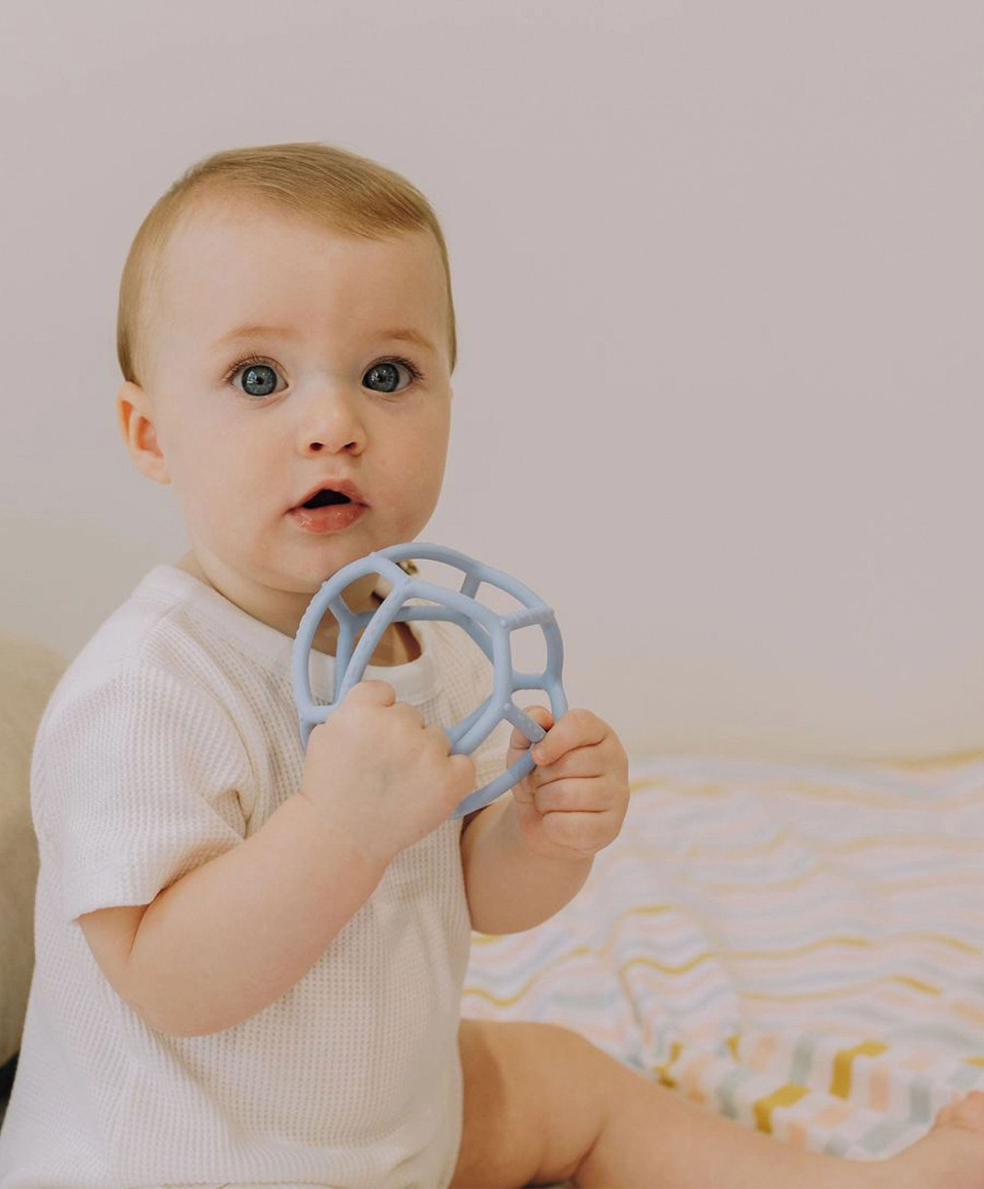 Jellystone Designs Sensory Ball  Soft Blue