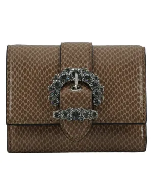 Jimmy Choo Powder Pink Leather Card Holder Wallet
