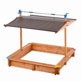 Kids Wooden Sandbox with Cover