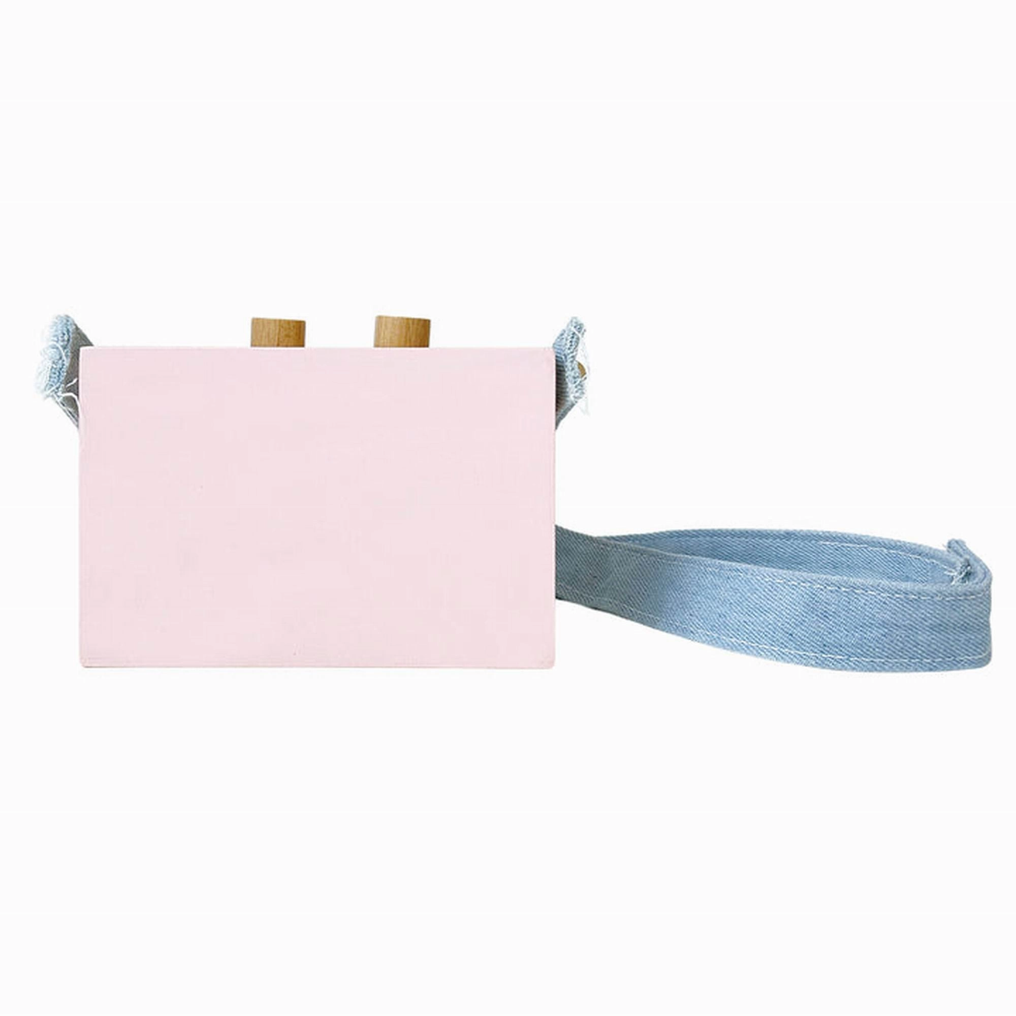 kiko  & gg* Kiko  Mini Tape Recorder Pink Wooden Toy