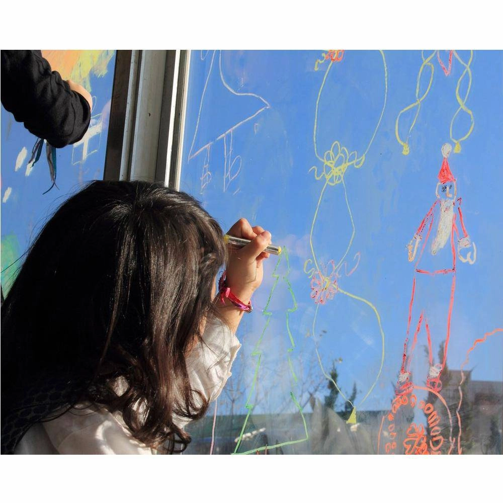 Kitpas Large Window Art Crayons - 12 Colors