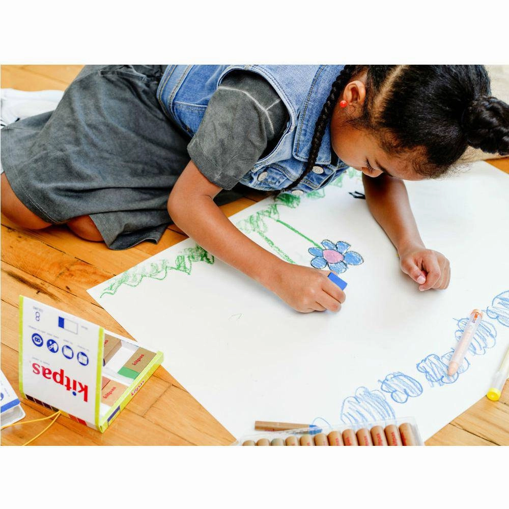 Kitpas Large Window Art Crayons - 12 Colors