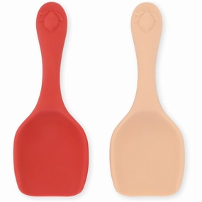 Konges Sljd Beach Shovels 2 pcs. Scarlet/Rose Sands