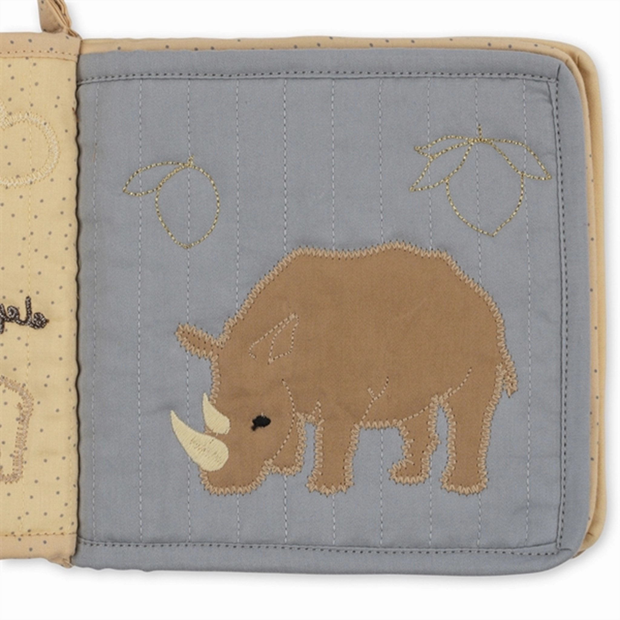 Konges Sljd Brazilian Sand Fabric Book Zoo