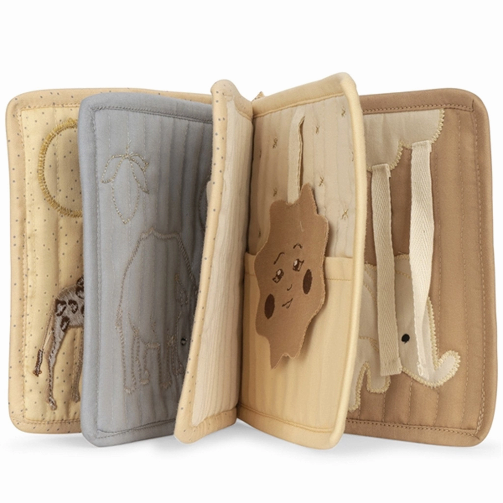 Konges Sljd Brazilian Sand Fabric Book Zoo