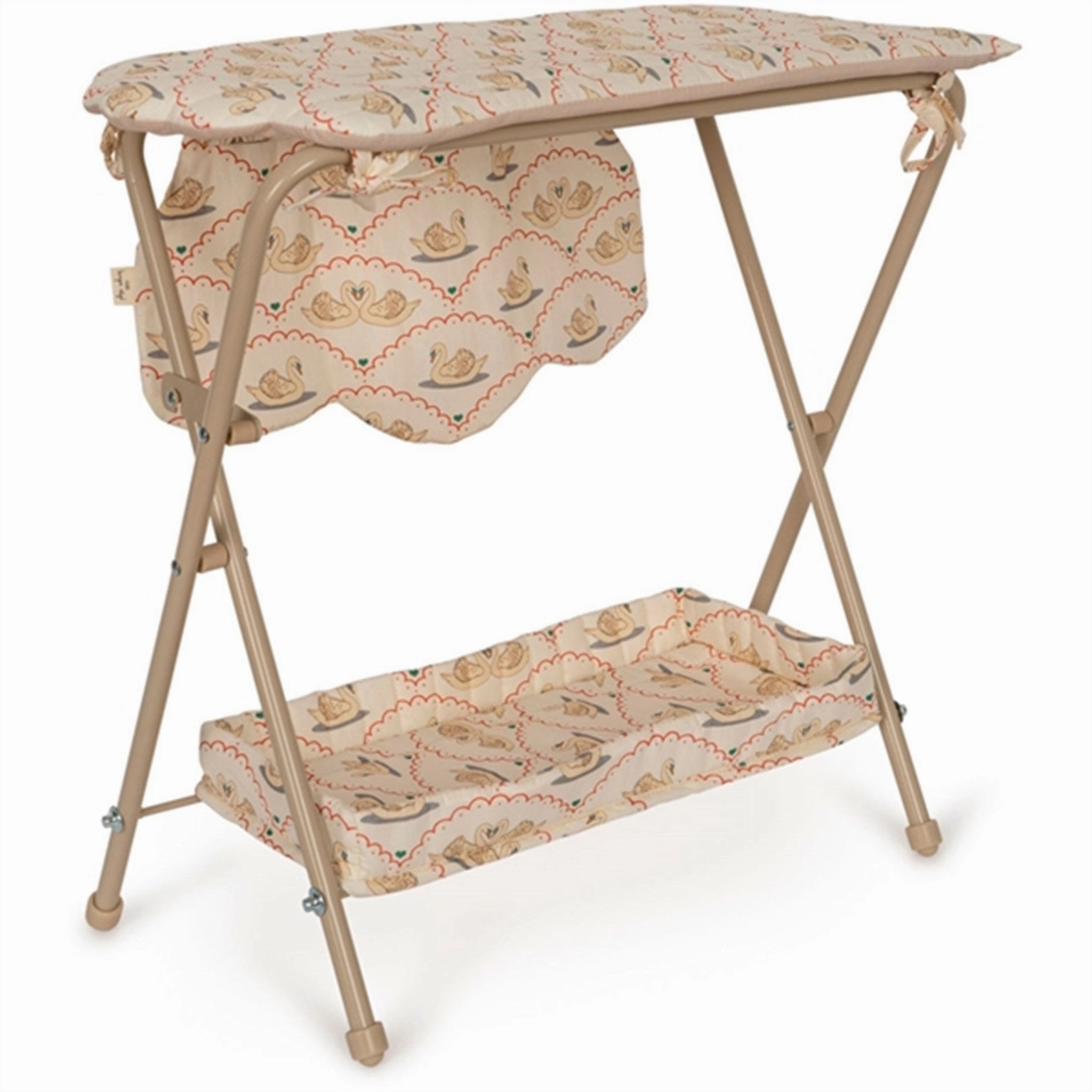 Konges Sljd Doll Changing Table Swan