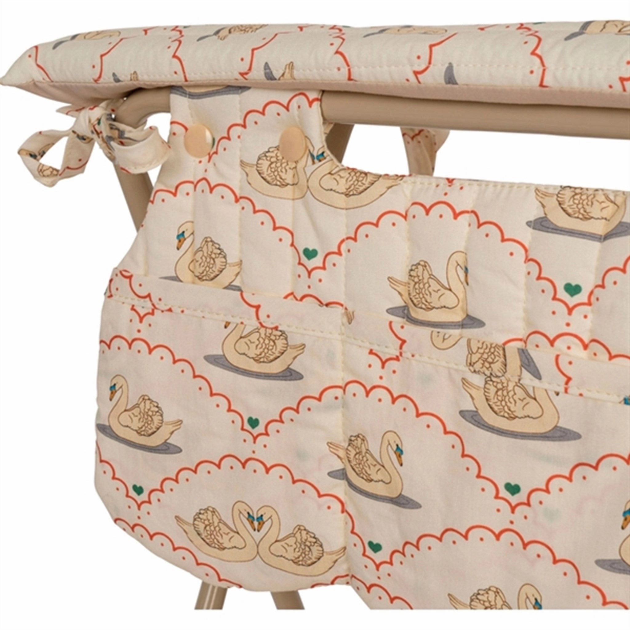 Konges Sljd Doll Changing Table Swan
