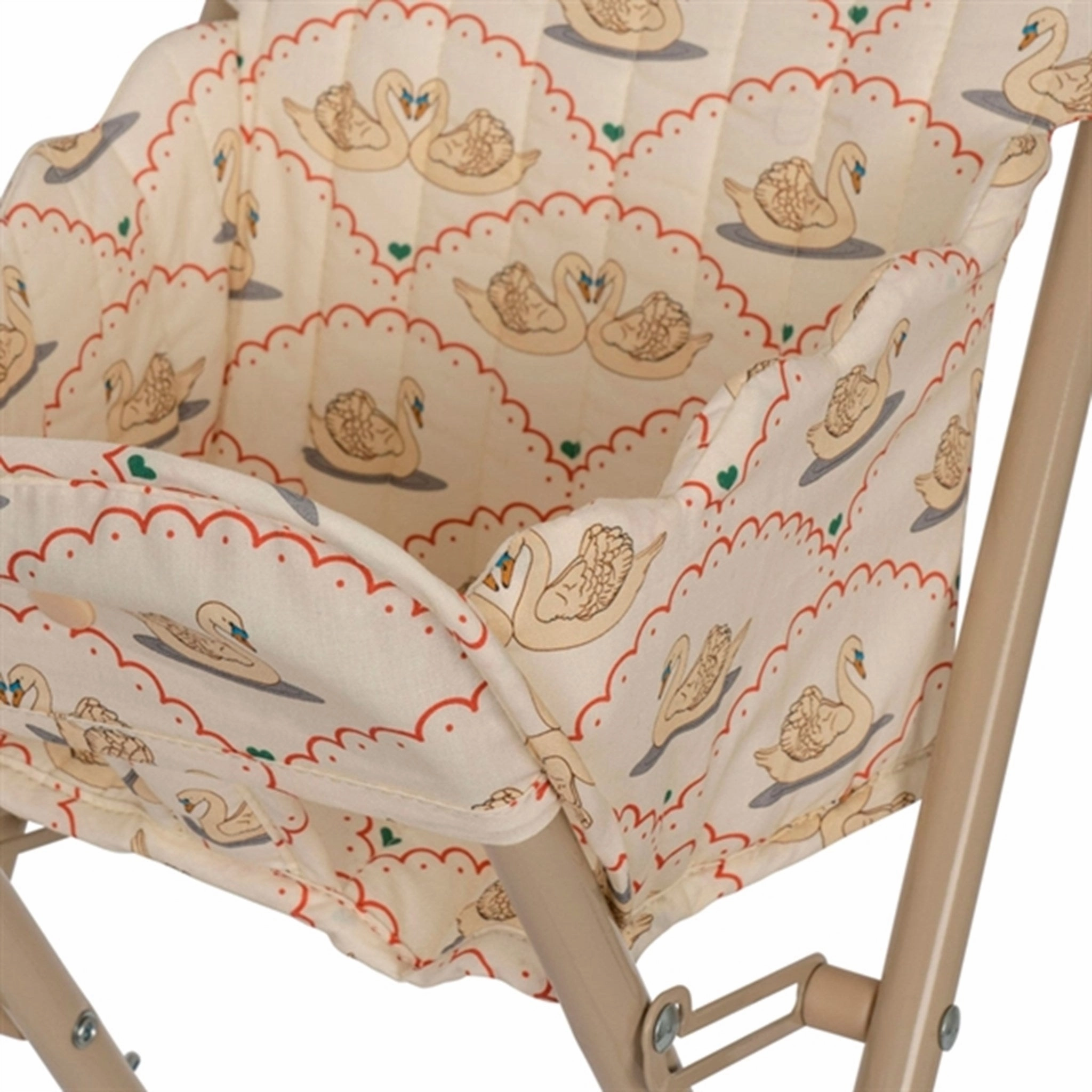 Konges Sljd Doll High Chair Swan