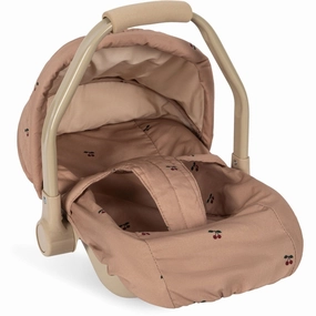 Konges Sljd Doll Play Car Seat Cherry