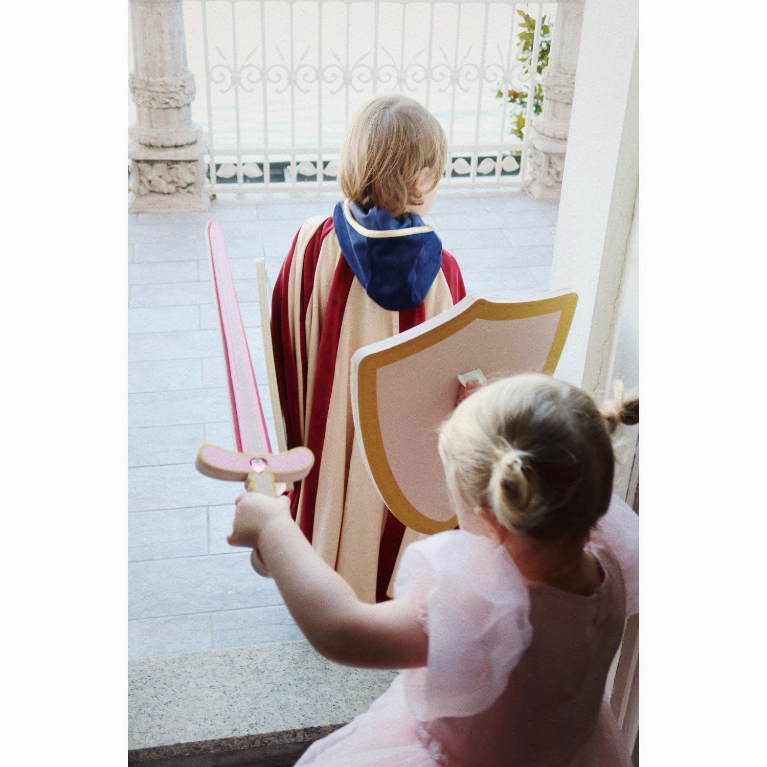 Konges Sljd Pink Glitter Princess Sword And Shield