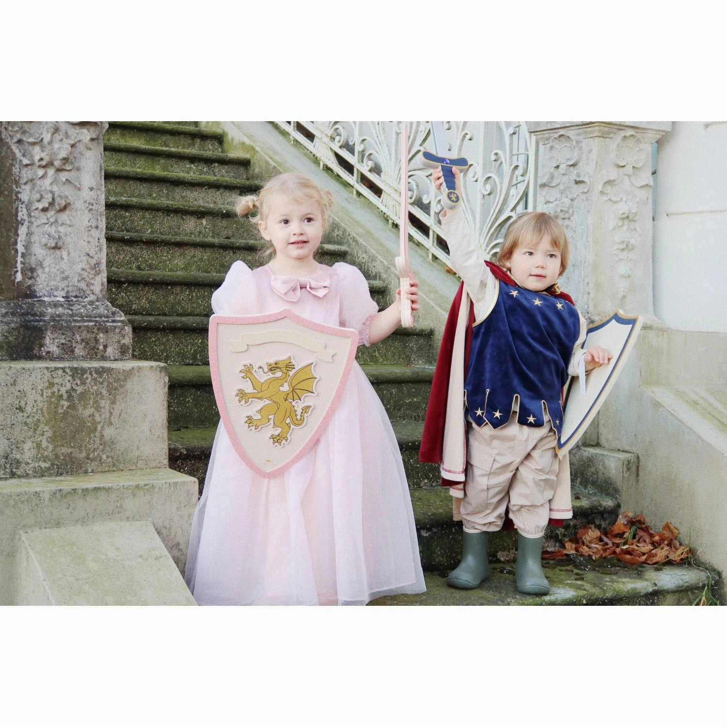 Konges Sljd Pink Glitter Princess Sword And Shield