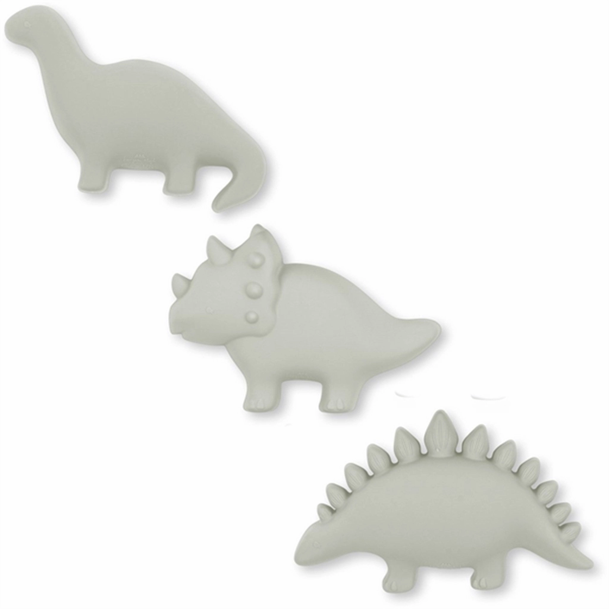 Konges Sljd Sand Molds 3-pack Dino Topanga Beach