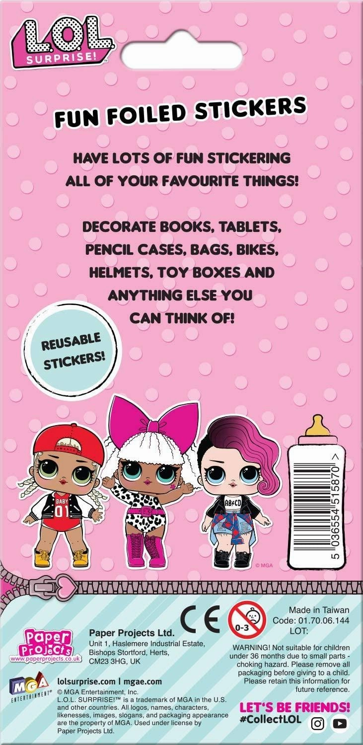 L.O.L. Surprise! Fun Foiled Stickers