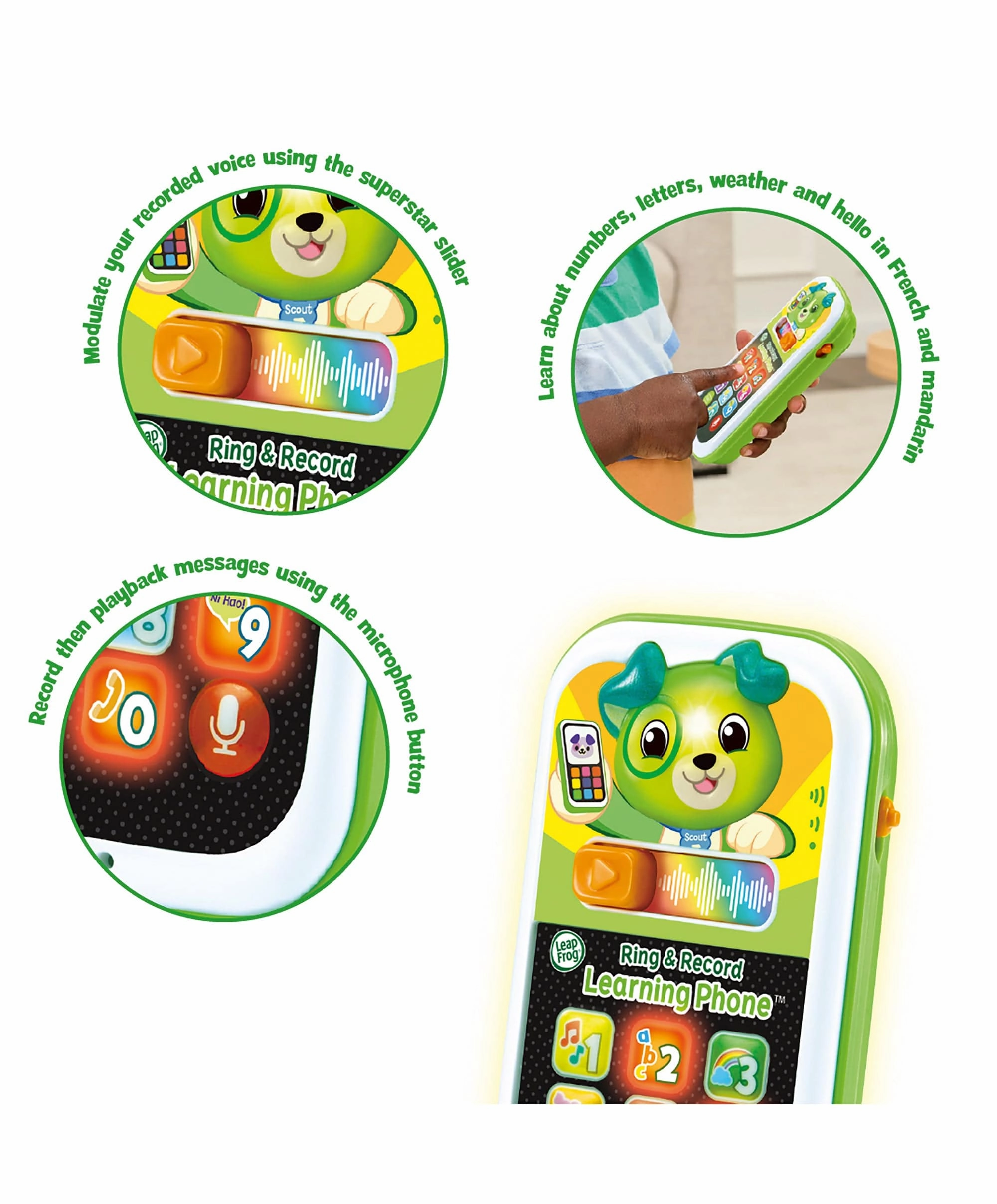 LeapFrog Scouts Ring & Record Phone