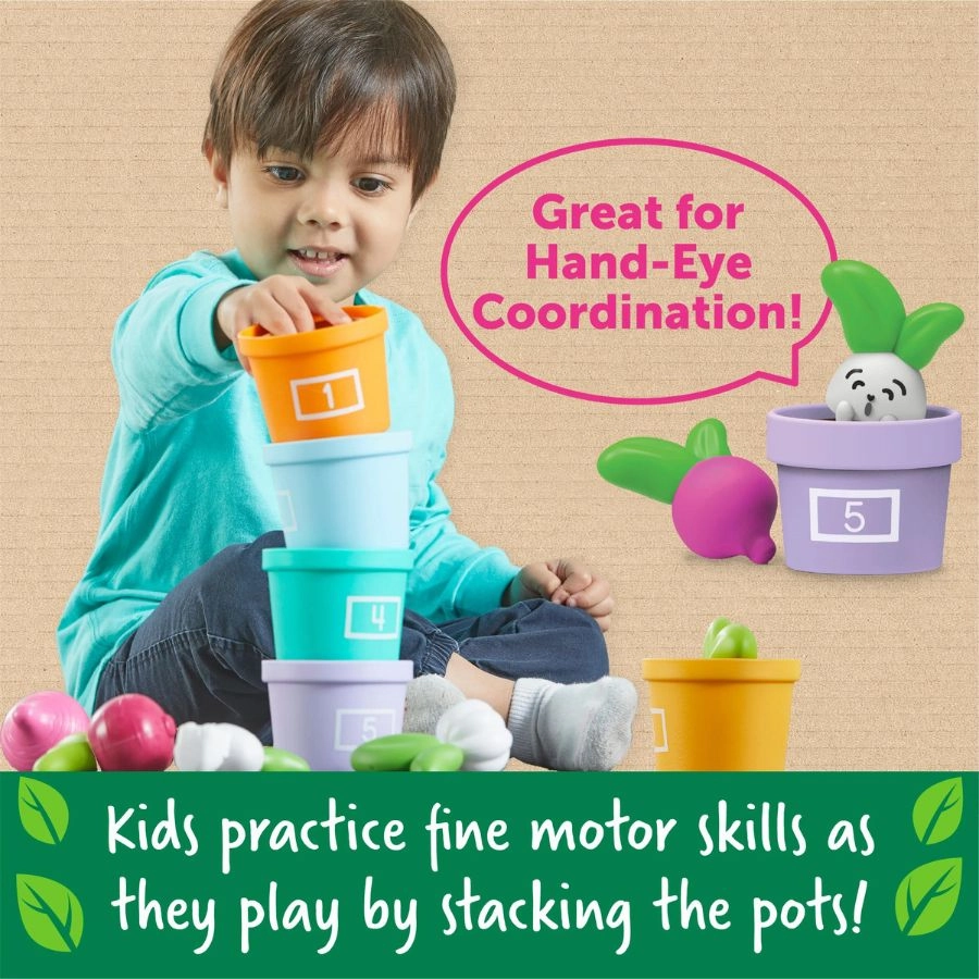 Learning Resources - Hide & Seek Vegetable Garden: Fun Learning Toy for Toddlers and Preschoolers