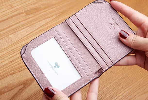Leather Cute billfold Slim Wallet Change Card Holders Wallets Purse For Women Girl