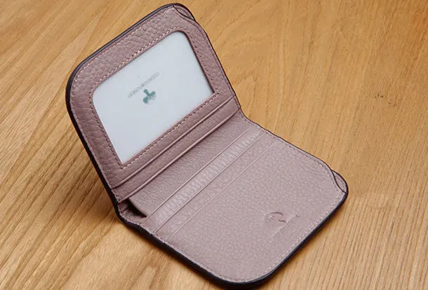 Leather Cute billfold Slim Wallet Change Card Holders Wallets Purse For Women Girl