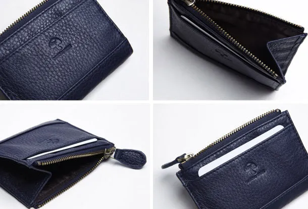 Leather Cute billfold Slim Wallets Change Card Holder Wallets Purses For Women Girl