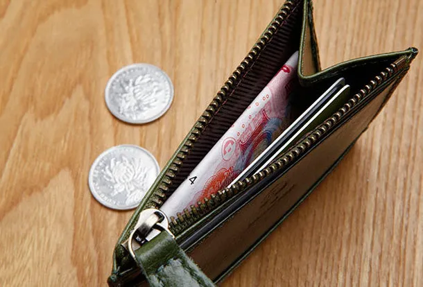 Leather Cute billfold Slim Wallets Change Card Holder Wallets Purses For Women Girl