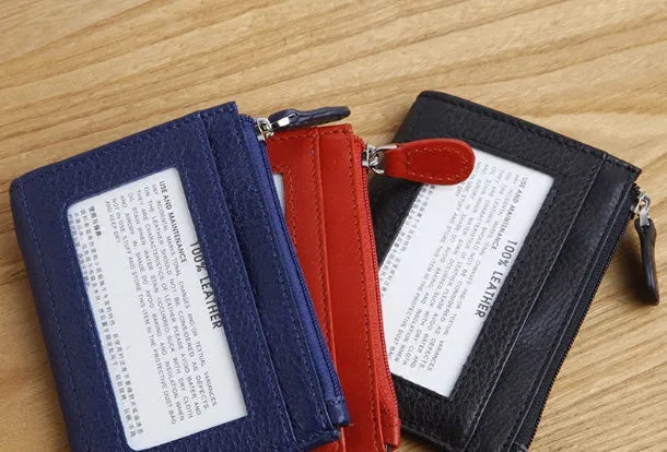 Leather Cute billfold Slim Wallets Change Card Holder Wallets Purses For Women Girl