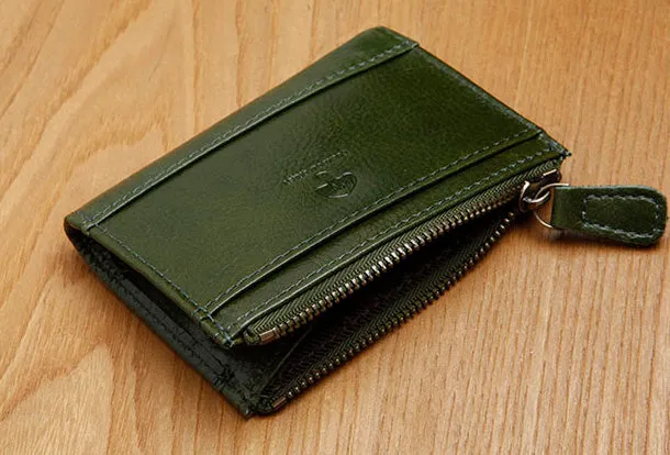 Leather Cute billfold Slim Wallets Change Card Holder Wallets Purses For Women Girl