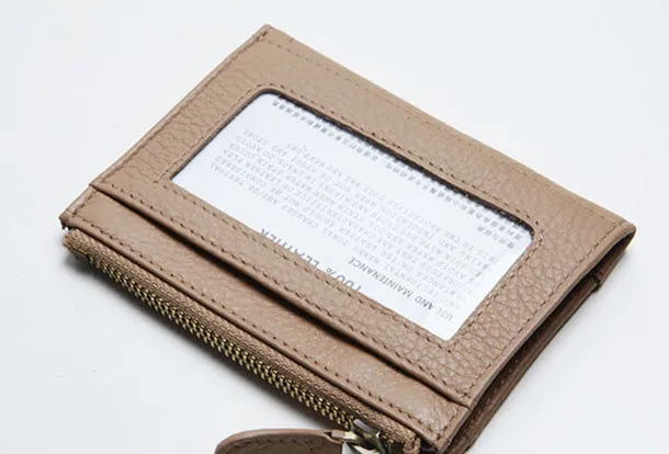 Leather Cute billfold Slim Wallets Change Card Holder Wallets Purses For Women Girl