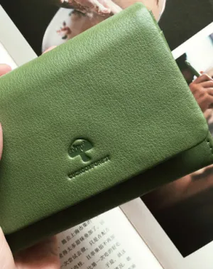 Leather Cute billfold Slim Wallets Change Card Holders Wallet Purse For Women Girl