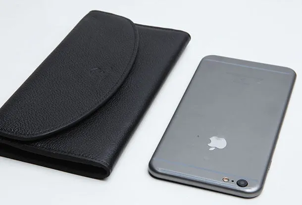 Leather Cute Womens Long Slim Wallet Bifold Long Wallet Purse For Women