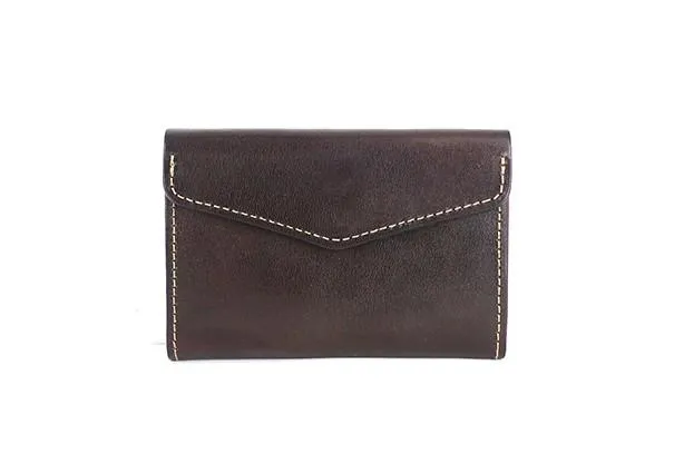 Leather Mens Card Wallet Front Pocket Wallets Cool Small Change Wallet for Men