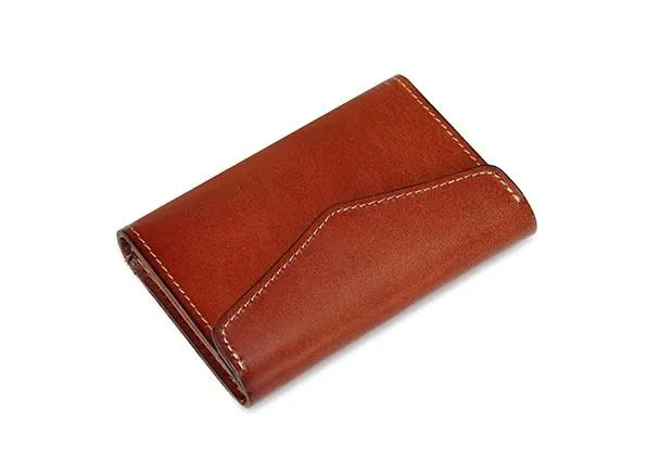 Leather Mens Card Wallet Front Pocket Wallets Cool Small Change Wallet for Men