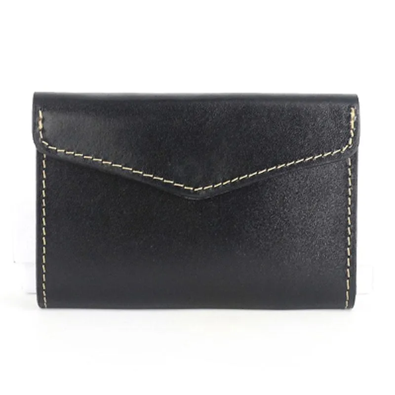 Leather Mens Card Wallet Front Pocket Wallets Cool Small Change Wallet for Men