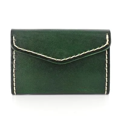 Leather Mens Card Wallet Front Pocket Wallets Cool Small Change Wallet for Men