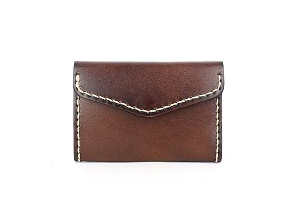 Leather Mens Card Wallet Front Pocket Wallets Cool Small Change Wallet for Men