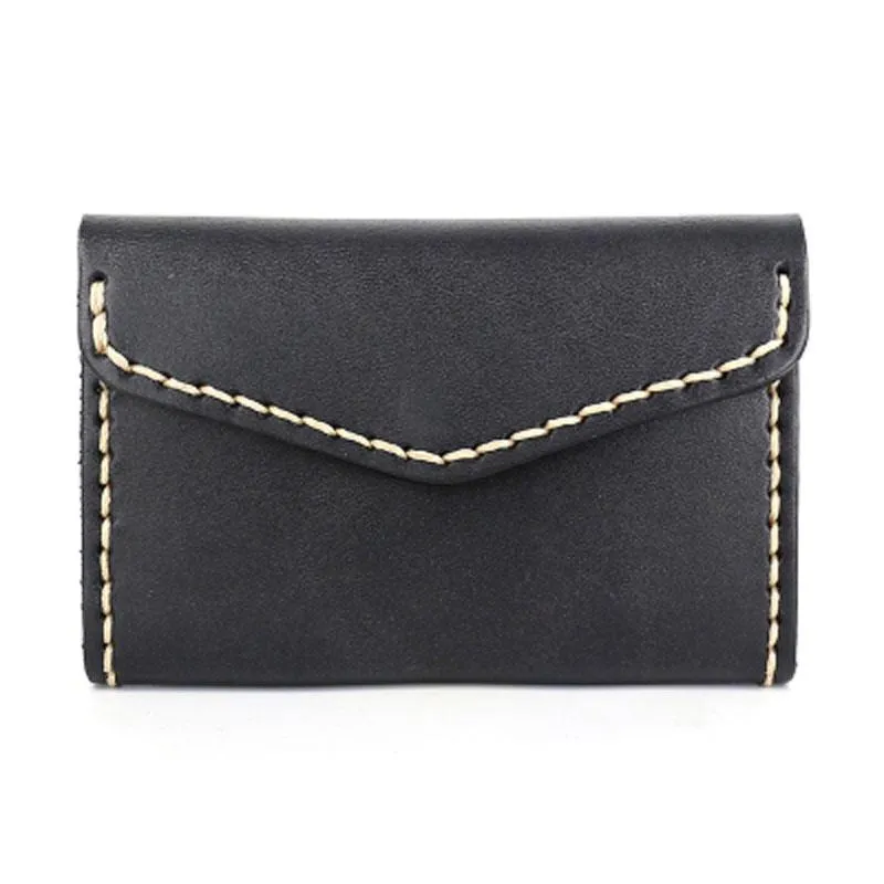 Leather Mens Card Wallet Front Pocket Wallets Cool Small Change Wallet for Men