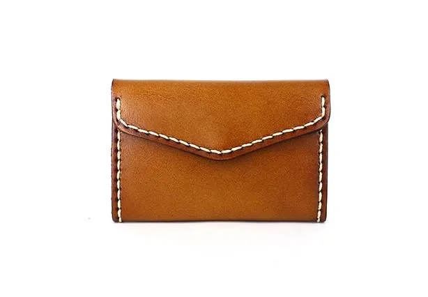 Leather Mens Card Wallet Front Pocket Wallets Cool Small Change Wallet for Men