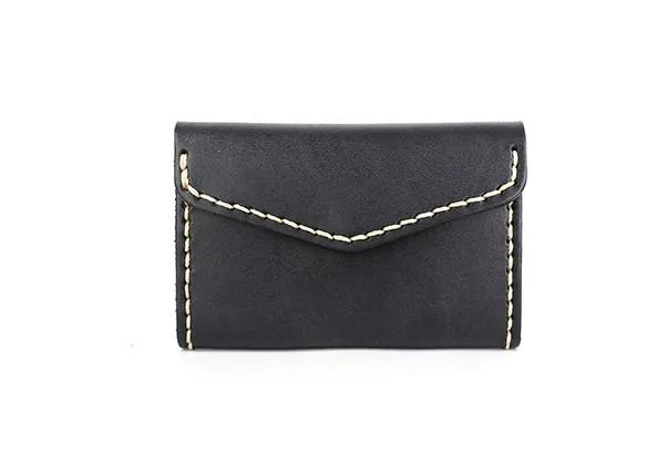 Leather Mens Card Wallet Front Pocket Wallets Cool Small Change Wallet for Men