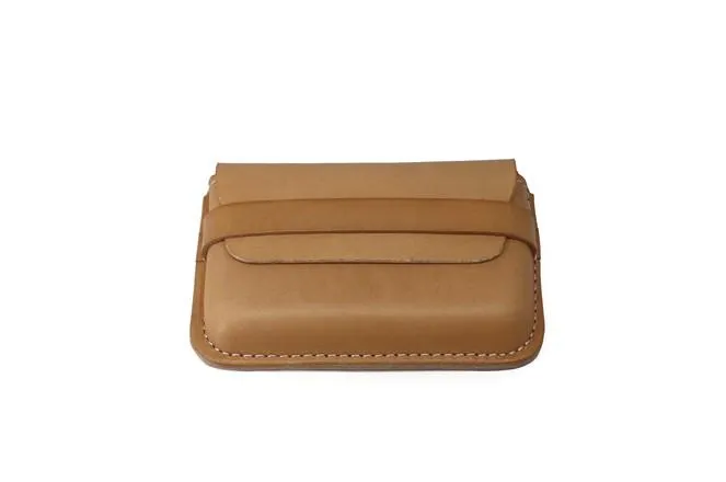 Leather Mens Card Wallets Front Pocket Wallets Cool Small Change Wallets for Men