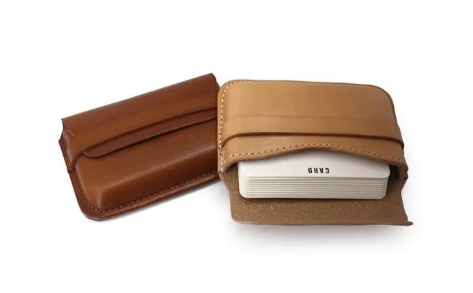 Leather Mens Card Wallets Front Pocket Wallets Cool Small Change Wallets for Men
