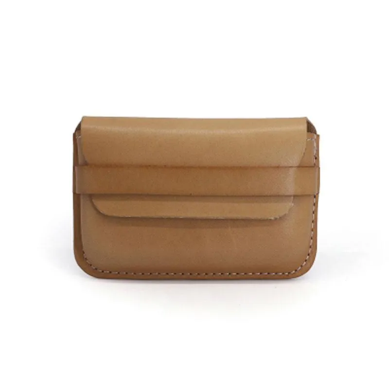 Leather Mens Card Wallets Front Pocket Wallets Cool Small Change Wallets for Men