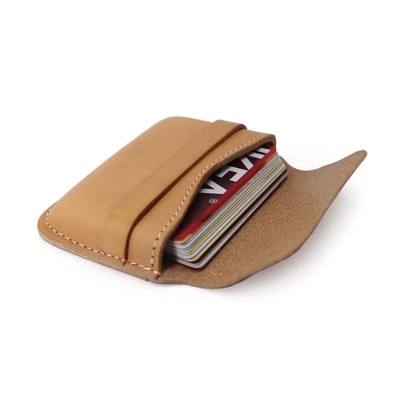 Leather Mens Card Wallets Front Pocket Wallets Cool Small Change Wallets for Men