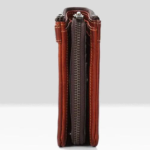 Leather Mens Cool Small Wallet billfold Wallets Bifold for Men