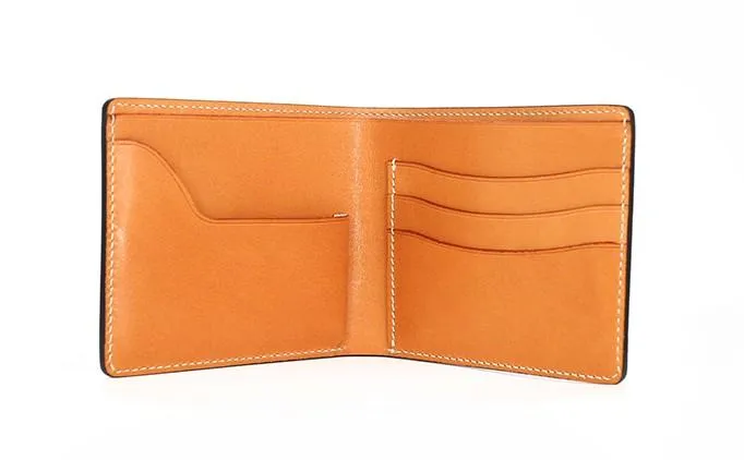 Leather Mens Small Wallet Slim Wallet Front Pocket Wallet billfold Card Wallet for Men
