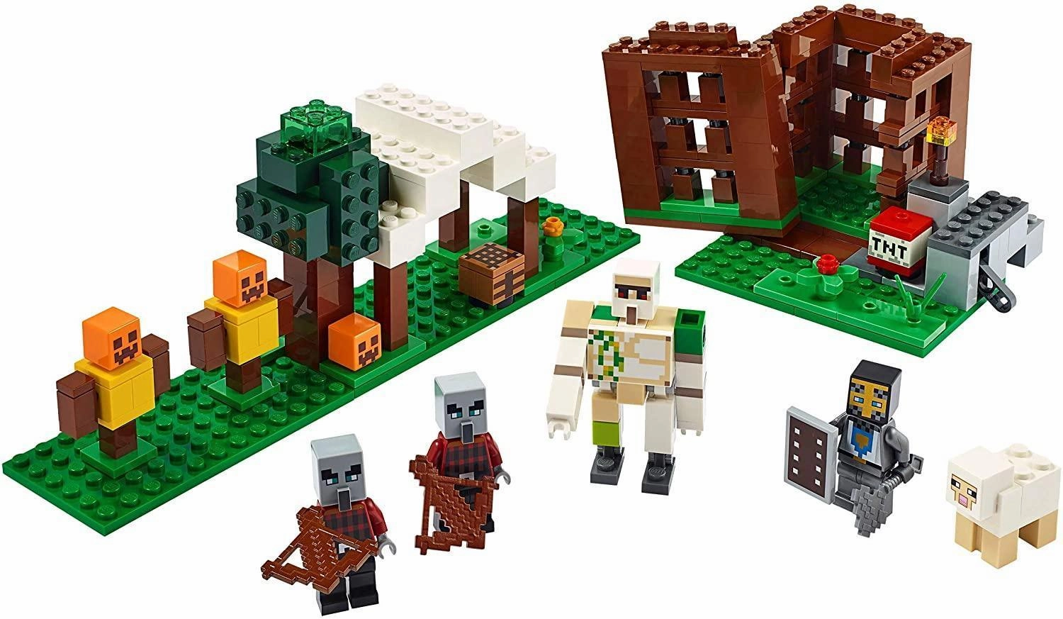 LEGO 21159 MINECRAFT The Pillager Outpost Action Figures