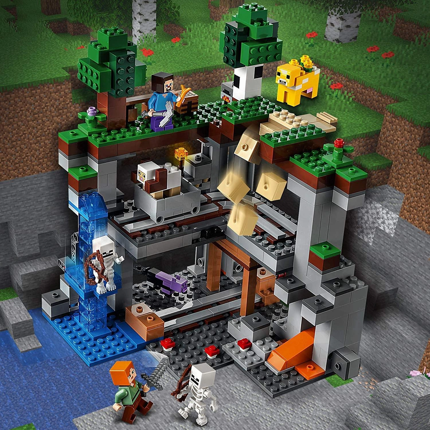 LEGO 21169 Minecraft The First Adventure Nether Playset