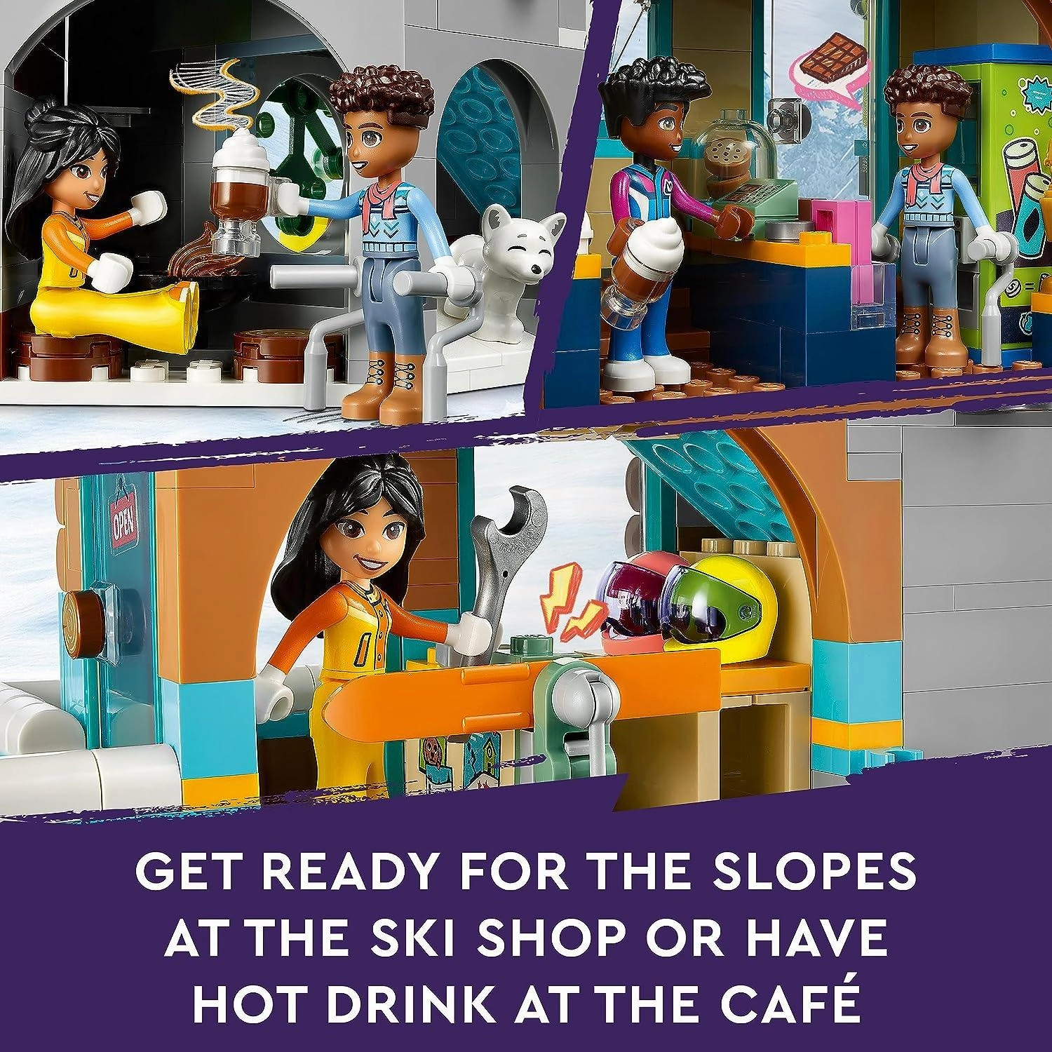 LEGO 41756 Friends Holiday Ski Slope and Caf