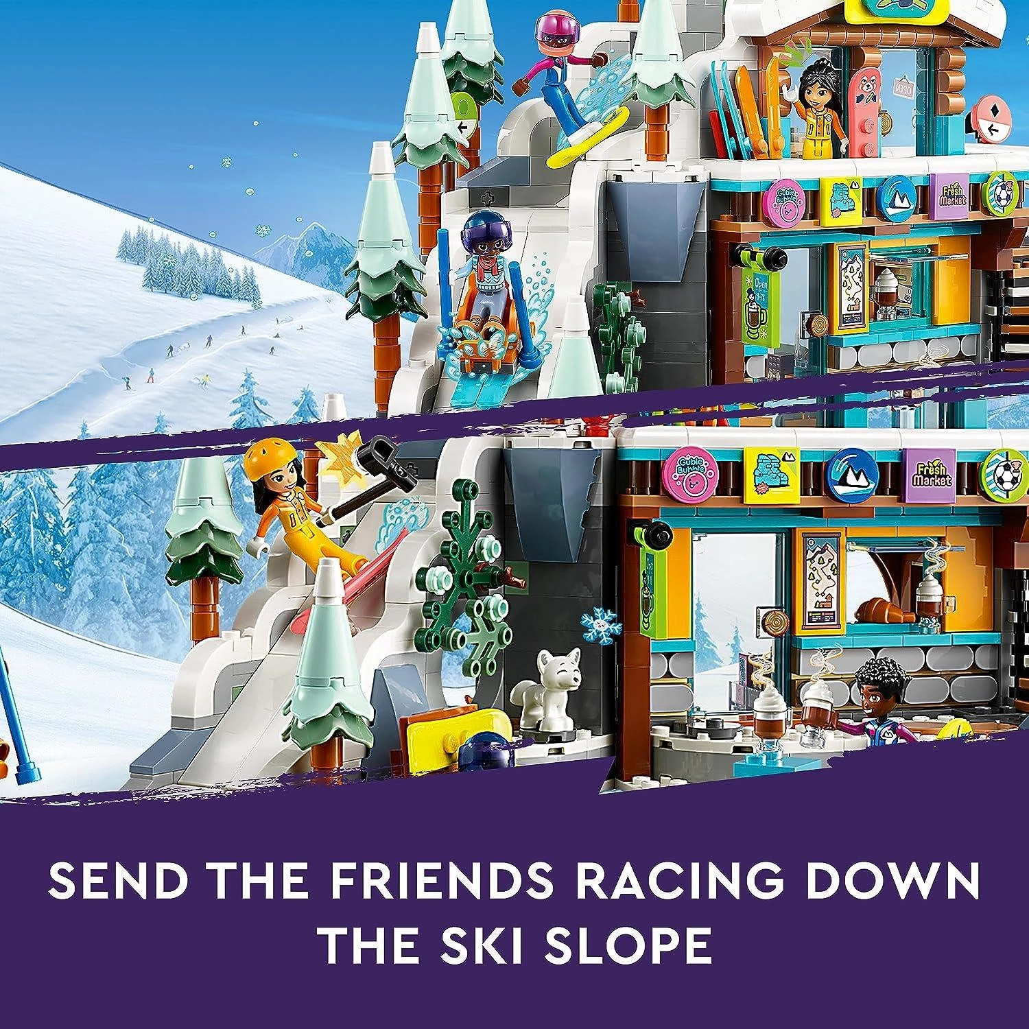 LEGO 41756 Friends Holiday Ski Slope and Caf
