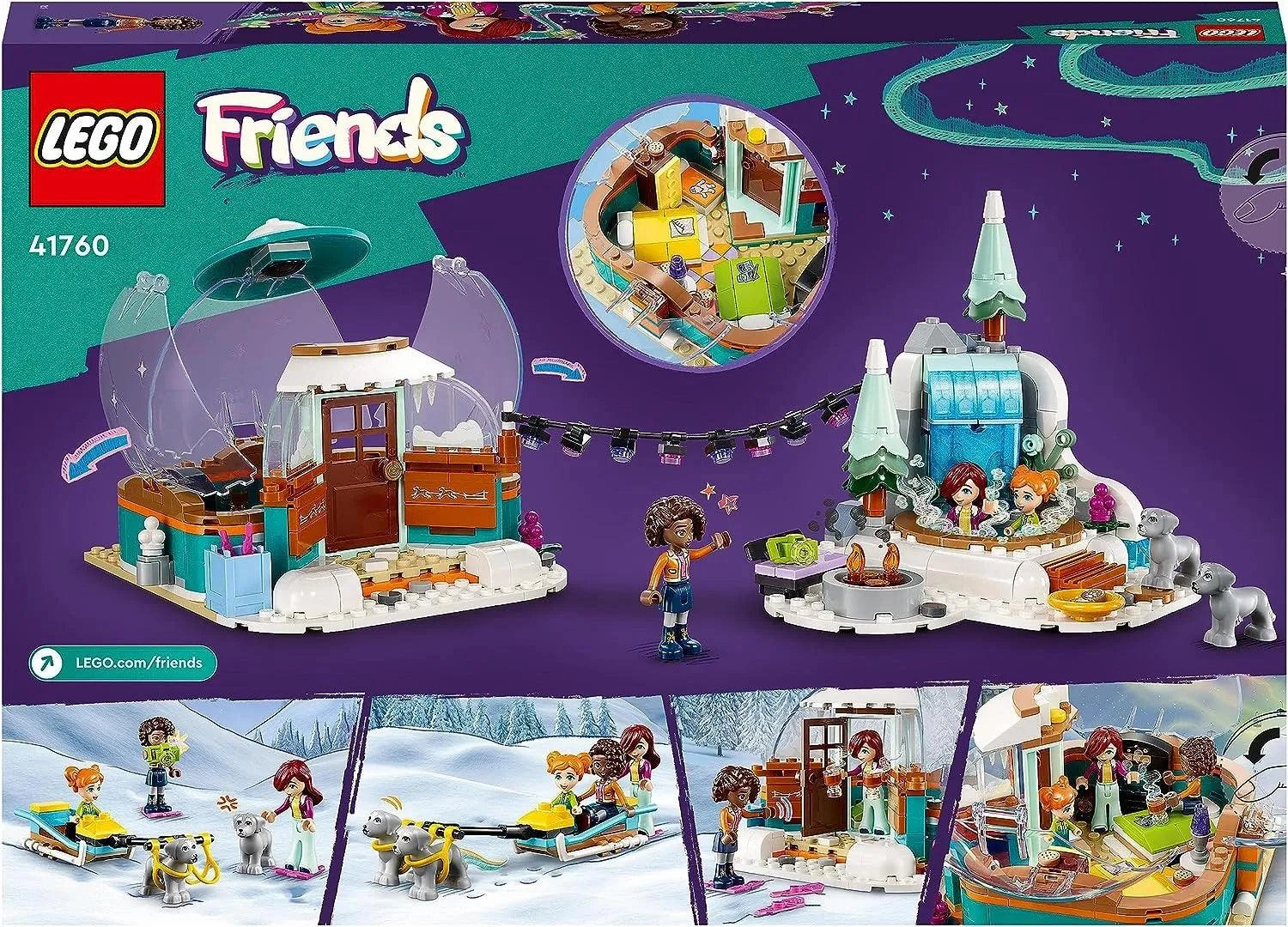 LEGO 41760 Friends Igloo Holiday Adventure Playset