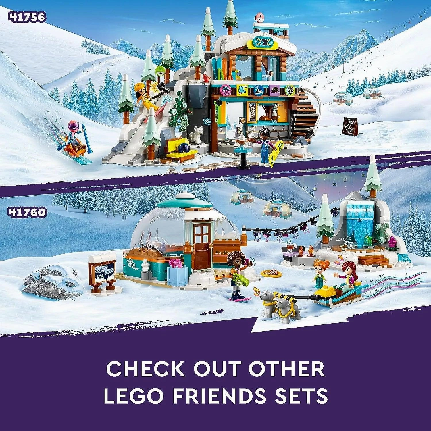 LEGO 41760 Friends Igloo Holiday Adventure Playset