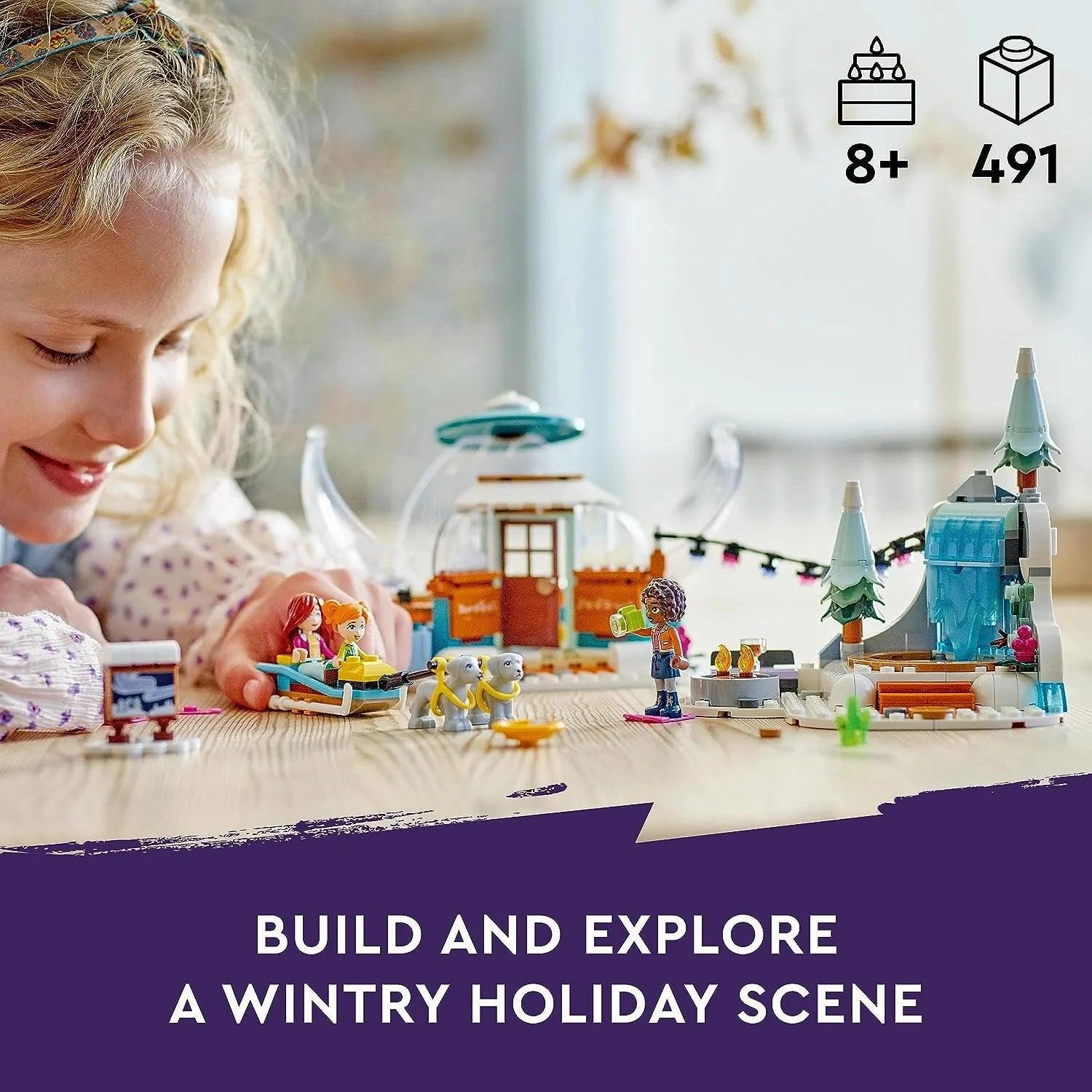 LEGO 41760 Friends Igloo Holiday Adventure Playset