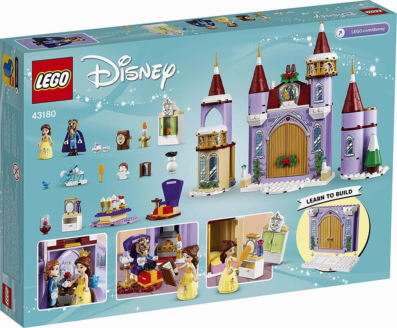 LEGO 43180 Disney Princess Belles Castle Winter Celebration